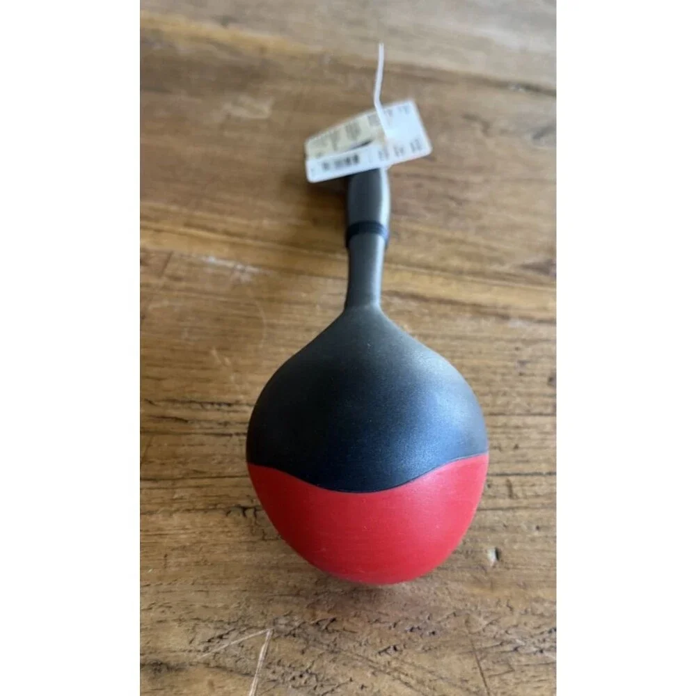 Le Creuset Revolution Bi-Material Ladle 4 oz 12.4 in Cerise Black NEW NWT
